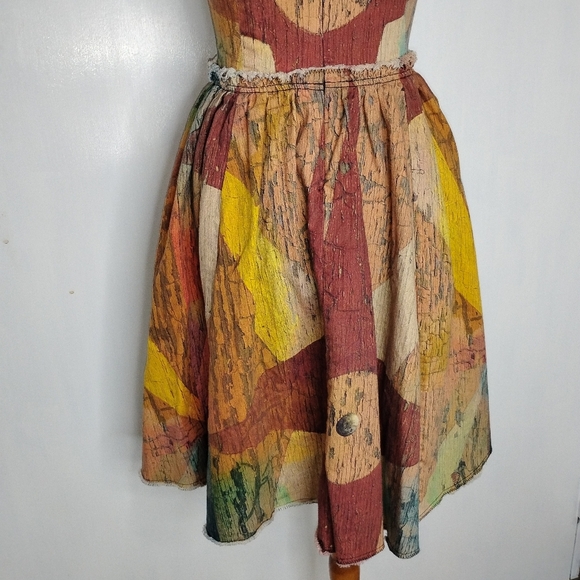 SPACE RUSTIC MOSTLY COTTON FROCK - Picture 4 of 11